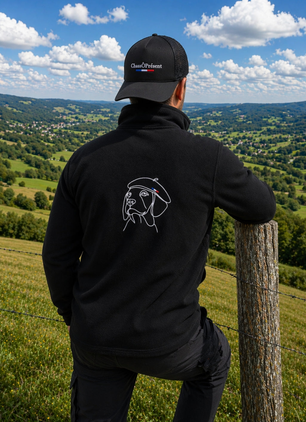 POLAIRE FULL ZIP  GAMME VUKO brodée