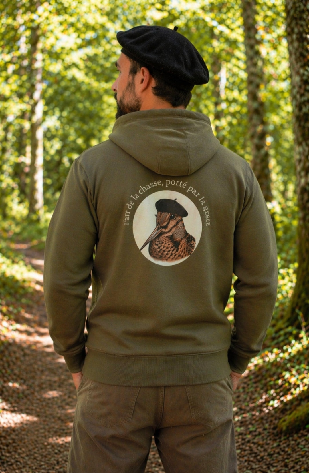 sweat à capuche gamme bécasse