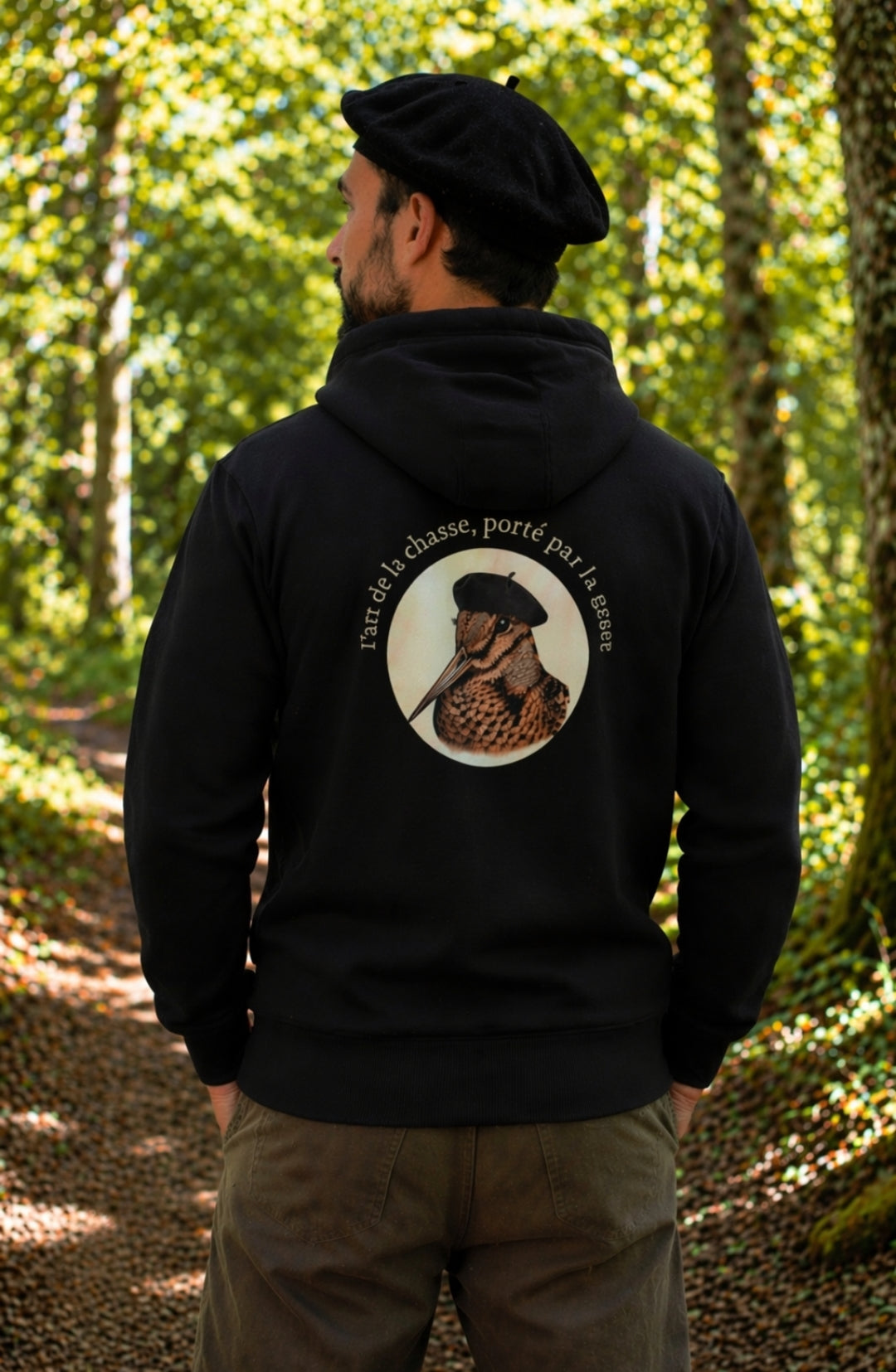 sweat à capuche gamme bécasse