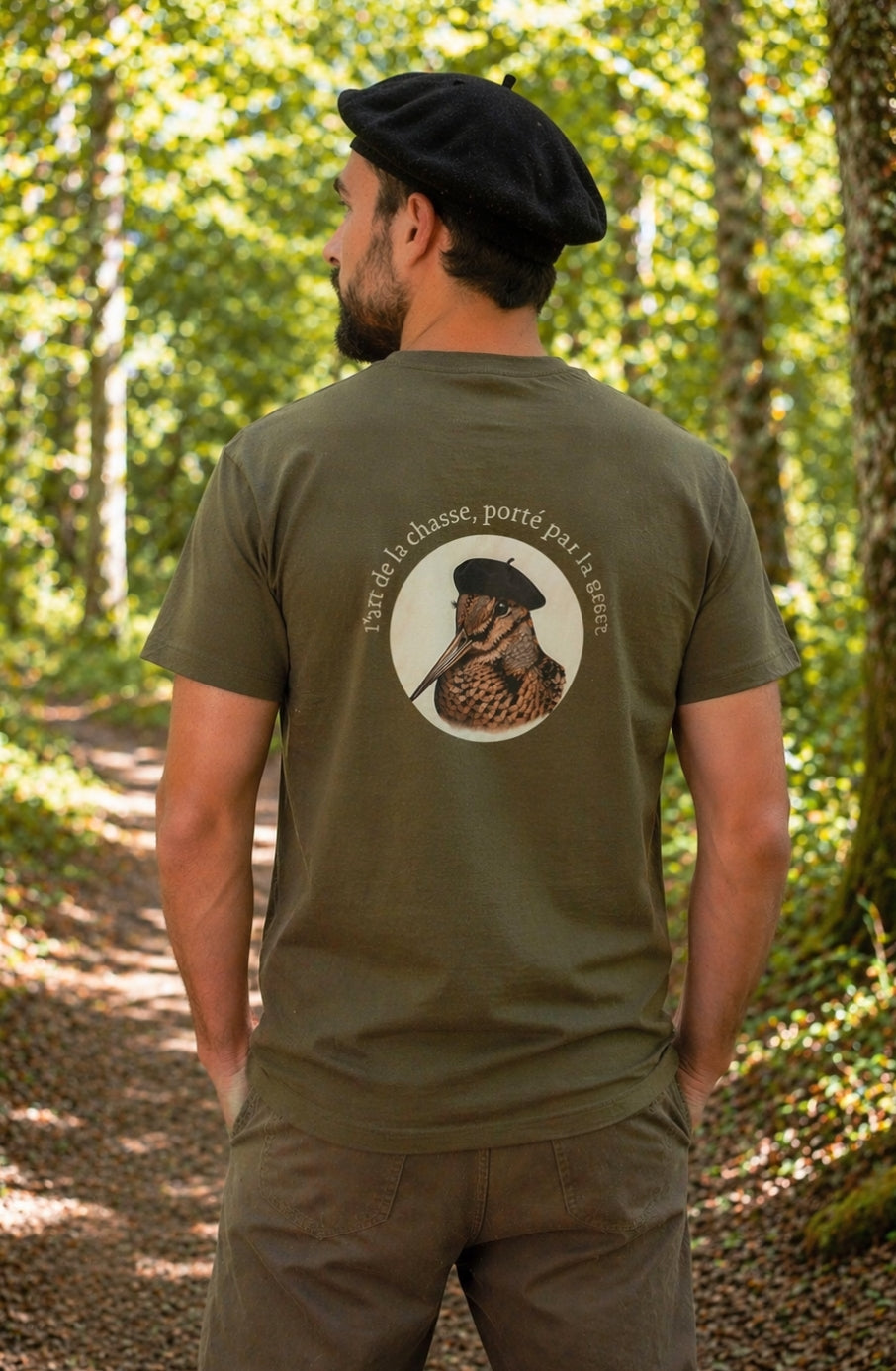 tee shirt  gamme bécasse