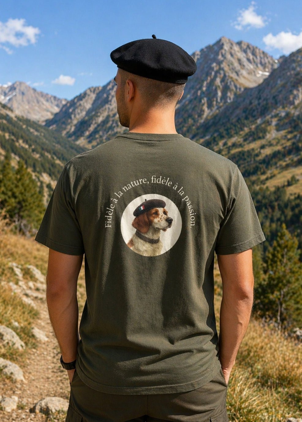 T-shirt Epagneul