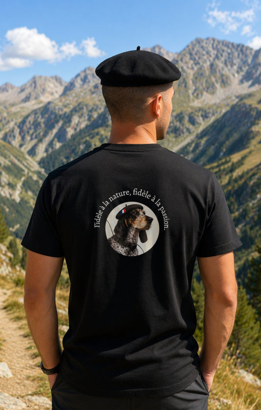T-shirt bleu de Gascogne
